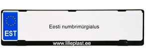Igaunijas/ES numura zīmju pamatnes